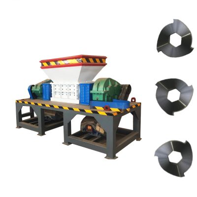 Double shaft shredder machine